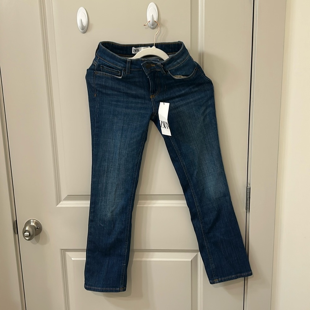 Brand new with tag ZARA low rise flare jeans